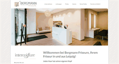 Desktop Screenshot of bergmann-friseure.de