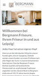 Mobile Screenshot of bergmann-friseure.de